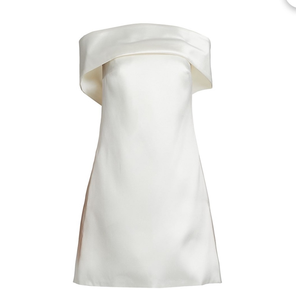 COPY - Amsale Bow Back Shift  Dress (10)